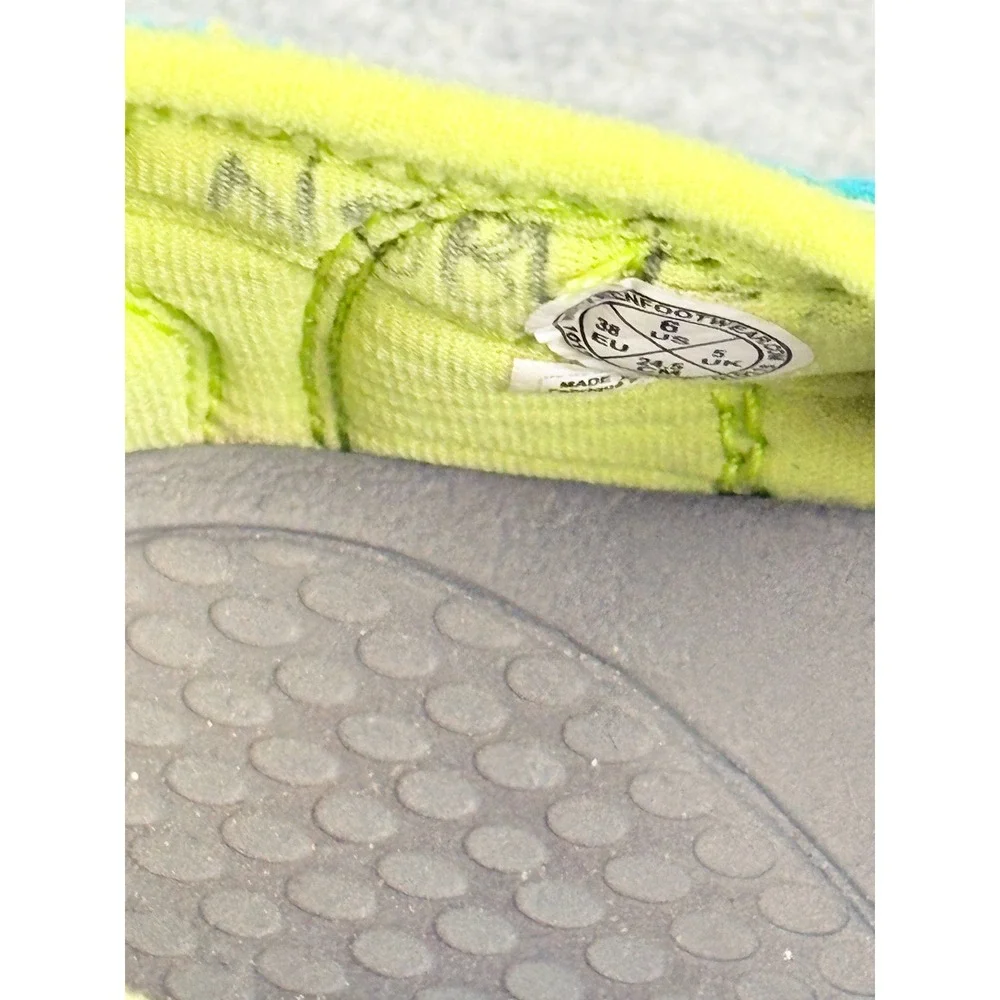 Keen Newport H2 Water Sandals Kids 6 Blue Lime Green Waterproof Hiking GorpCore